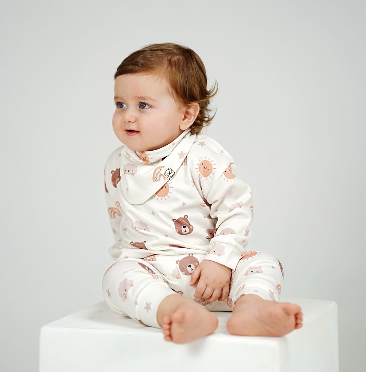 ست نقلی سه تیکه تدی ورنگین کمون