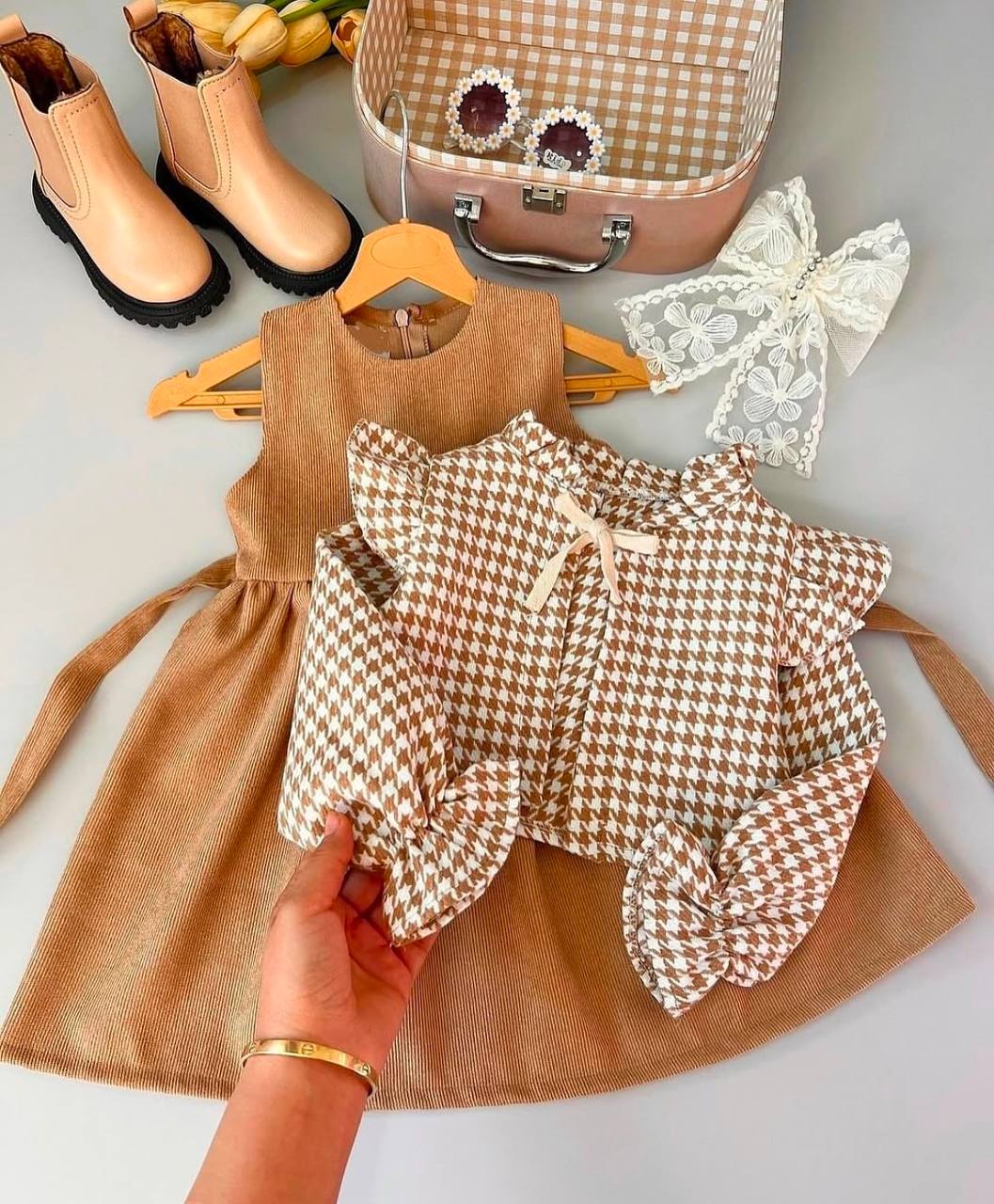 پیراهن دوتیکه دلبر